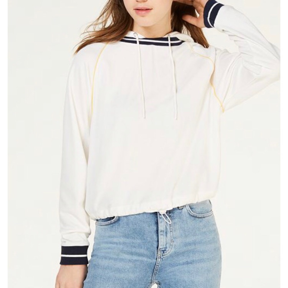 Bungee tie hoodie